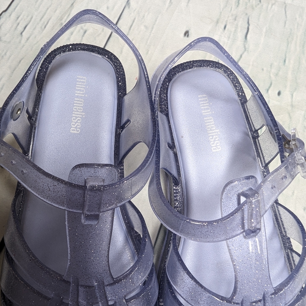 Mini Melissa jelly shoe sandals. - Picture 3 of 6